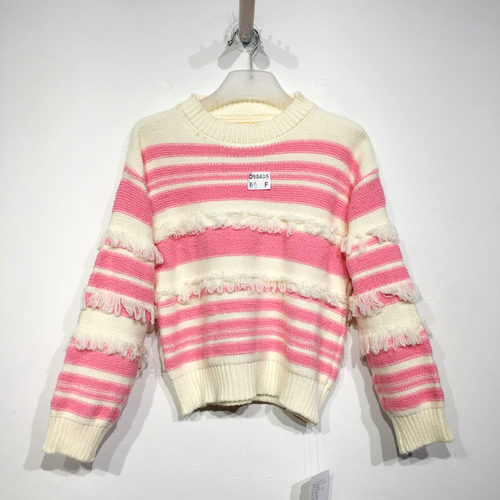 潮系列 D98405 时尚针织衫品牌女装折扣备
