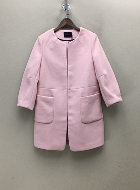 品牌折扣  毛呢大衣潮款 G23-L1801切