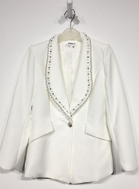 潮系列 D98947 时尚西装外套品牌女装折扣