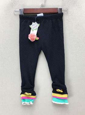 品牌折扣   童装裤子潮款G24-C00837 切