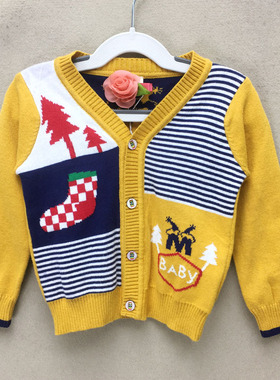 品牌折扣      童装针织开衫潮款 G24-A9767 全