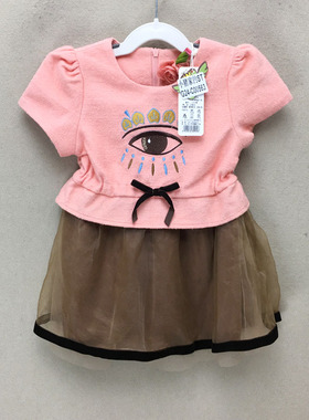 品牌折扣    童装连衣裙潮款G24-C00563切