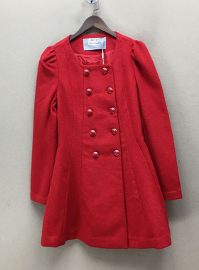 品牌折扣  毛呢大衣潮款 G23-L0045 切