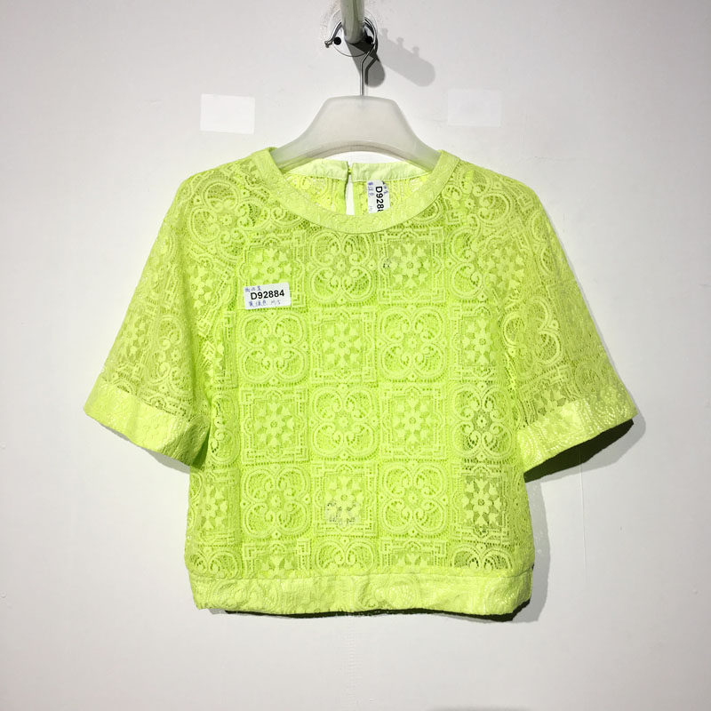 散璞系列 D92884 时尚上装两件套夏季品牌女装折扣 切