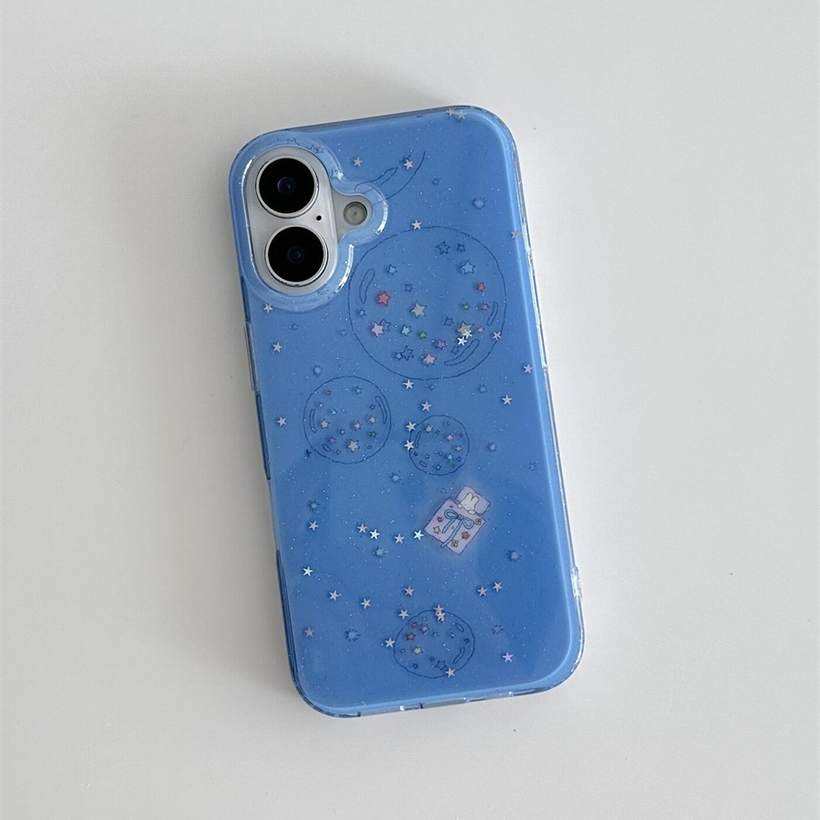 韩国y2k星星睡觉兔子适用iphone16pro手机壳苹果16新款15创意14pro女款13超火15promax闪粉全包防摔保护套