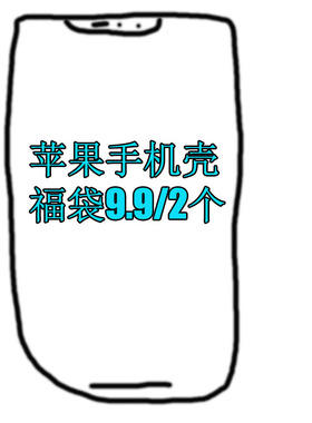 DGP 盲盒 福袋 9.9/2个 适用于苹果12/12pro/13iphone手机壳