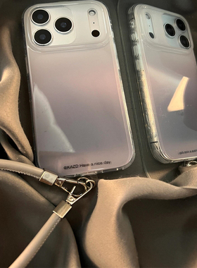 小众韩国高级感纯色晕染灰色渐变适用iphone16pro手机壳苹果17新款15创意14pro女款17超火15promax防摔保护套