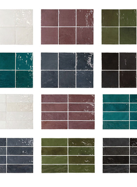 西班牙进口equipe瓷砖 复古窑变手工砖 厨房卫生间浴室特色墙砖