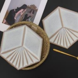 翰森尔瓷砖手工特色砖网红咖啡店墨绿冰裂纹北欧ins六角砖六边形