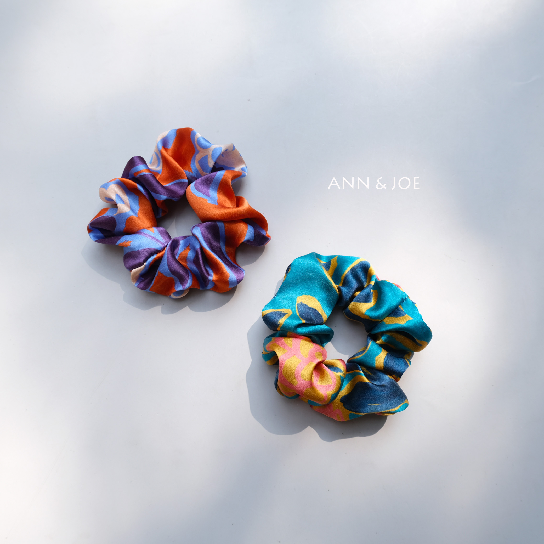 英国liberty真丝发圈进口缎面