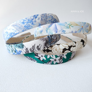 手作回馈款 发箍长绒棉2cm头箍清新简约女不勒头饰 春夏小碎花细款