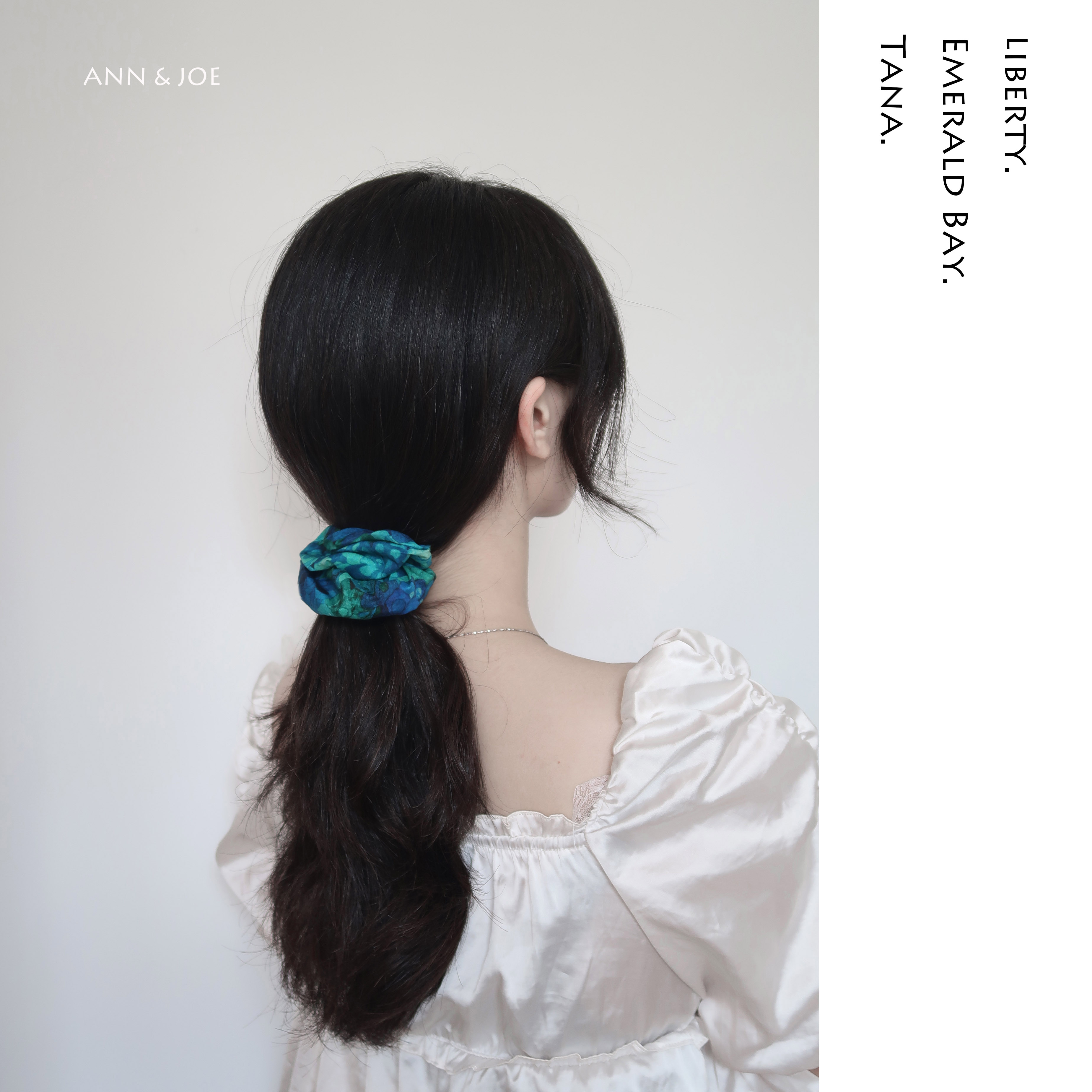 绿色翡翠湾英国tana经典布艺发圈