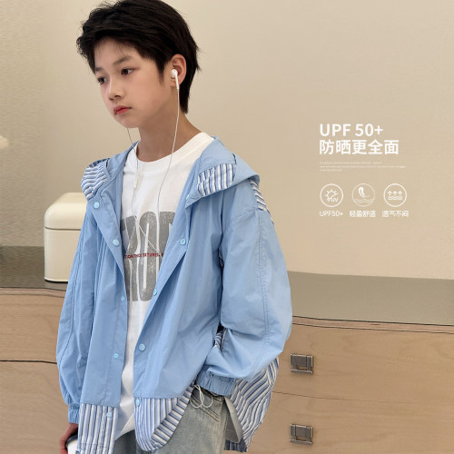 男童防晒衣外套上衣儿童防晒服薄