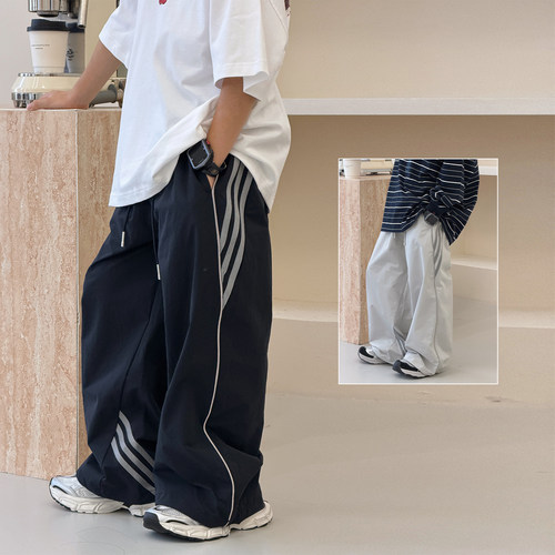 男童裤子宽松工装裤儿童韩版长裤