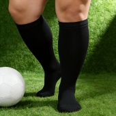 男女加肥加大长筒护板足球袜成人粗腿胖腿宽松小腿袜胖子运动长袜