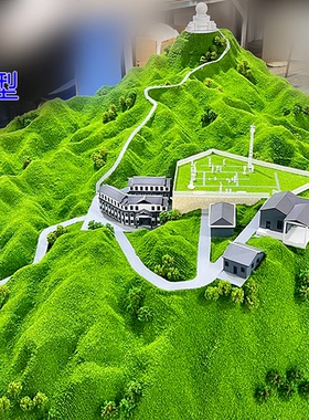 国家气象标准观测站场沙盘气象科普教育学模型制作雷达降雨风塔