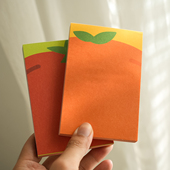 觉物文研所 高颜值水果形状便签本 卡通可爱学生留言纸手撕素材纸