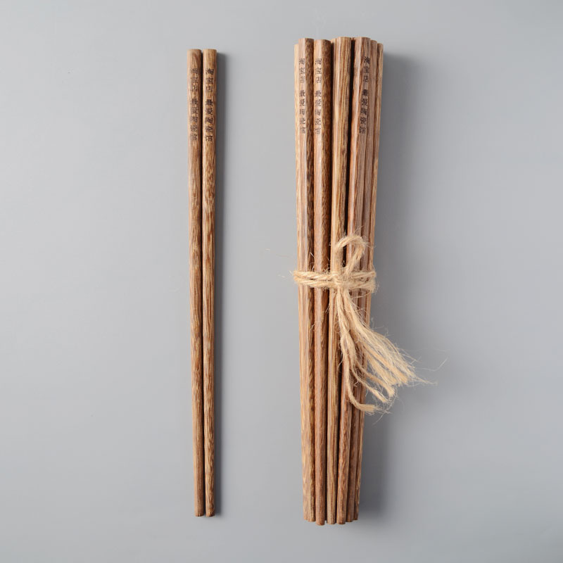 天然餐厅中式风环保鸡翅木筷子