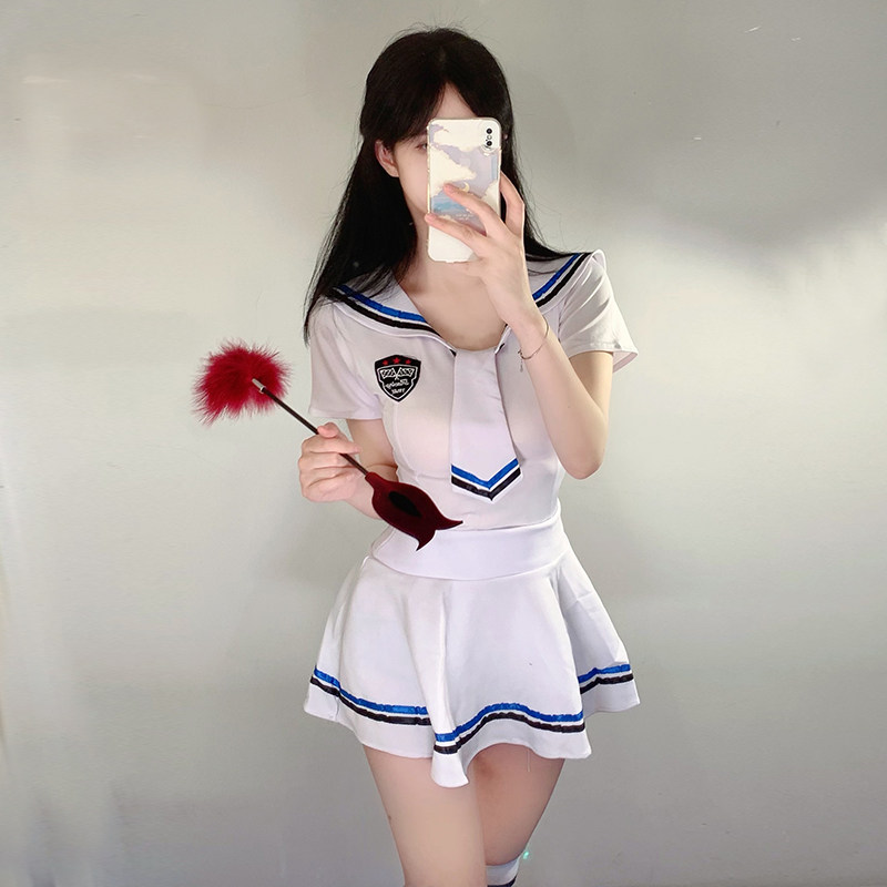 순수한 욕망 유니폼 정장 학생복 JK 선원 복장 캠퍼스 스타일 일본 달콤한 인터넷 연예인 앵커 CROSSDRESSING 코스프레