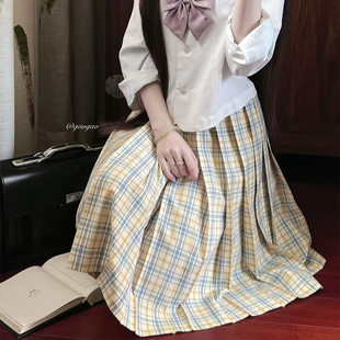 裙 JK制服格裙TR面料百褶裙短裙甜美少女校园风格 中牌制服馆 蜜晴