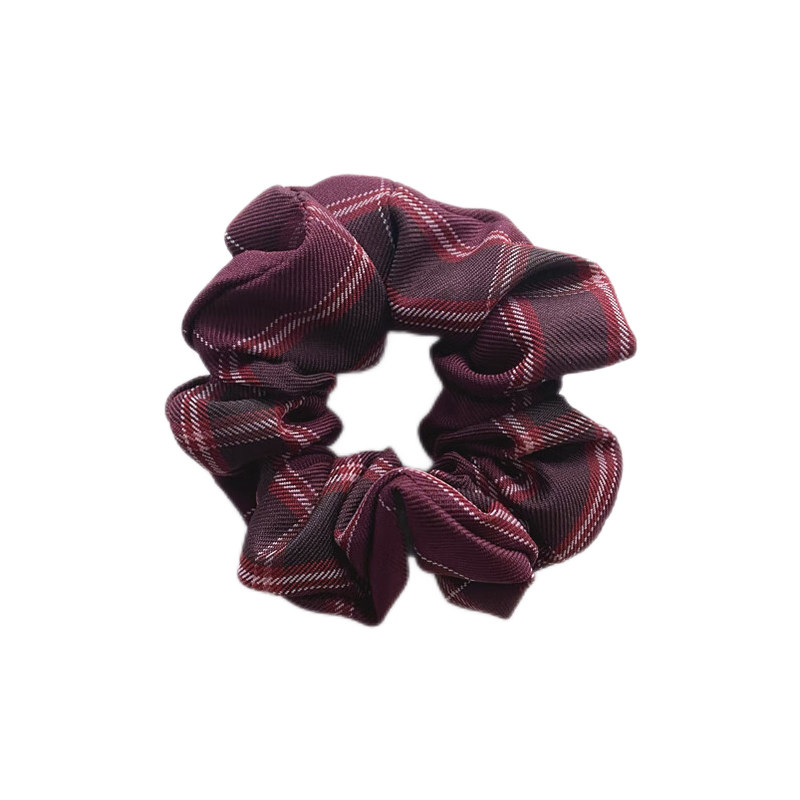 中牌制服馆 原创jk制服格子沙华山吹大肠圈发饰头绳经典简约发绳