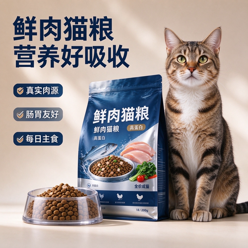ACANA爱肯拿鲜肉高蛋白猫粮