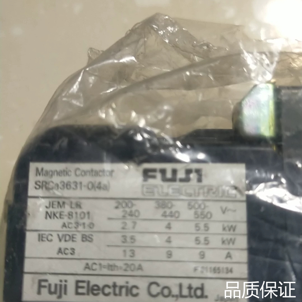 询价全新日本富士FUJI交流接触器 SRCa3631-0(4a)..