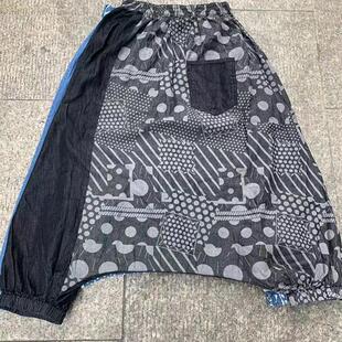 设计独特春夏新款 垮裤 2024日系贵牌裙裤 哈伦裤 裤 提前官网