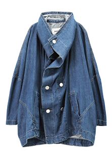 ZU@CA日本高端系列宽松长袖 牛仔薄外套 2.9万日元 设计感