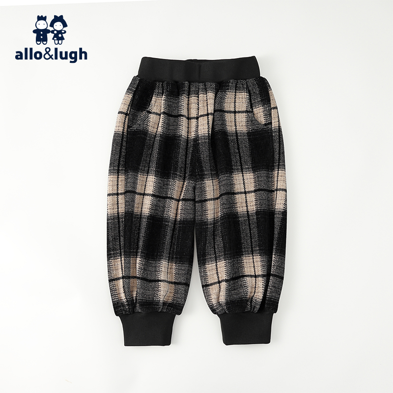 阿路和如男女童运动裤大童休闲裤儿童宽松裤子2025年春季新款童装