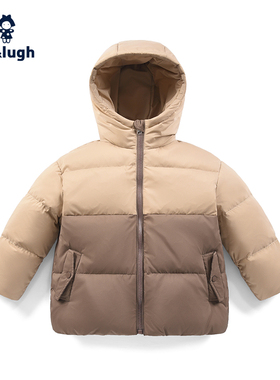 【反季降价清仓】allolugh冬男宝宝羽绒服保暖厚鸭绒中小童中短款