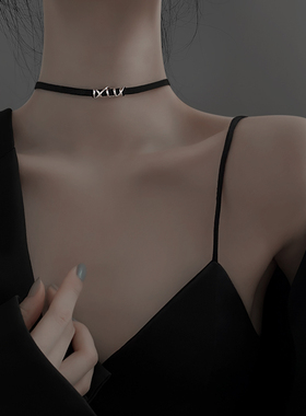 Z小姐 黑色choker项圈女颈带chocker项链女ins嘻哈脖颈链脖子饰品