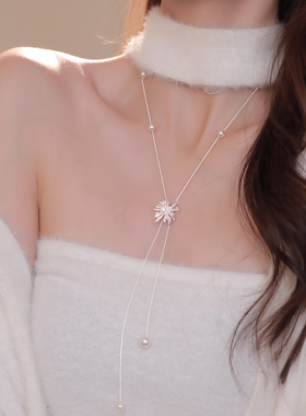 Z小姐珠珠烟花毛衣链可抽拉