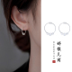 Z小姐999足银碎银几两耳圈2023新款 耳环小众冷性风耳钉耳饰女 爆款