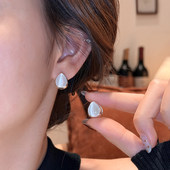 Z小姐 轻奢气质高级感耳饰 韩版 925银针水滴形耳钉女2026新款 爆款