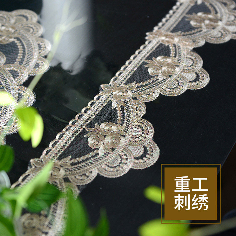 pvc桌垫防水防油软玻璃桌布蕾丝茶几台布免洗防烫水晶板餐桌桌垫