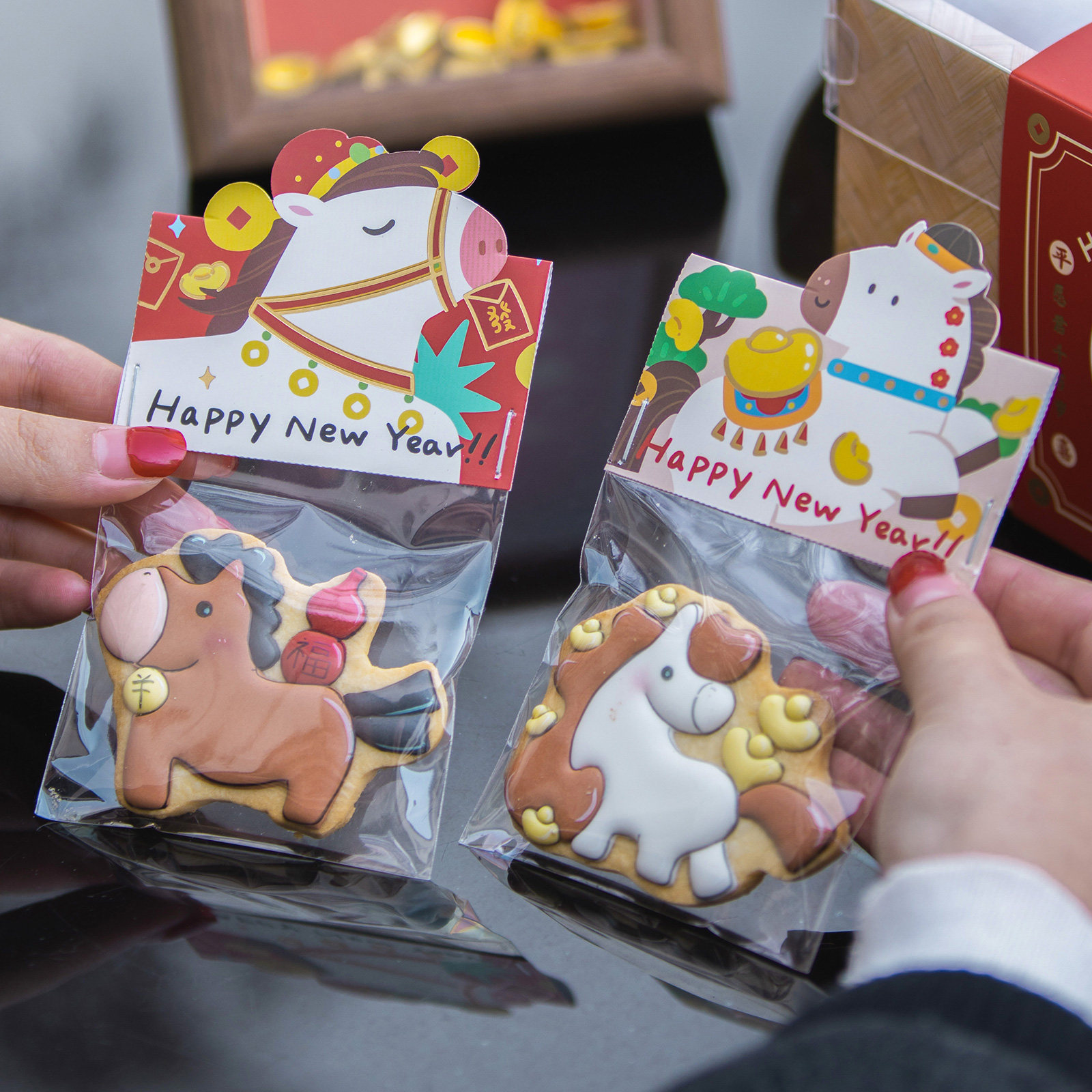 2026新年马年饼干包装袋页眉卡纸姜饼牛轧糖雪花酥袋子垫片卡头,厨房/烹饪用具,点心包装盒/包装袋,淘宝优惠券,粉丝福利购,淘宝优惠卷