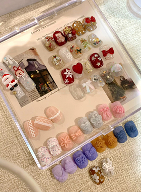 Kusacollection原创模具水晶球雪花毛衣毛线系列diy穿戴甲模具