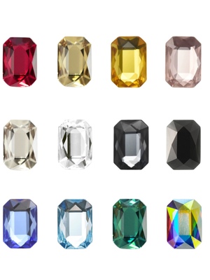 施家水晶美甲平底异形钻水钻饰品网红爆款超闪钻2602多色平底八角