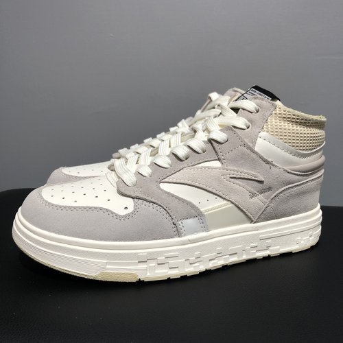 安踏学院风系带男板鞋高帮