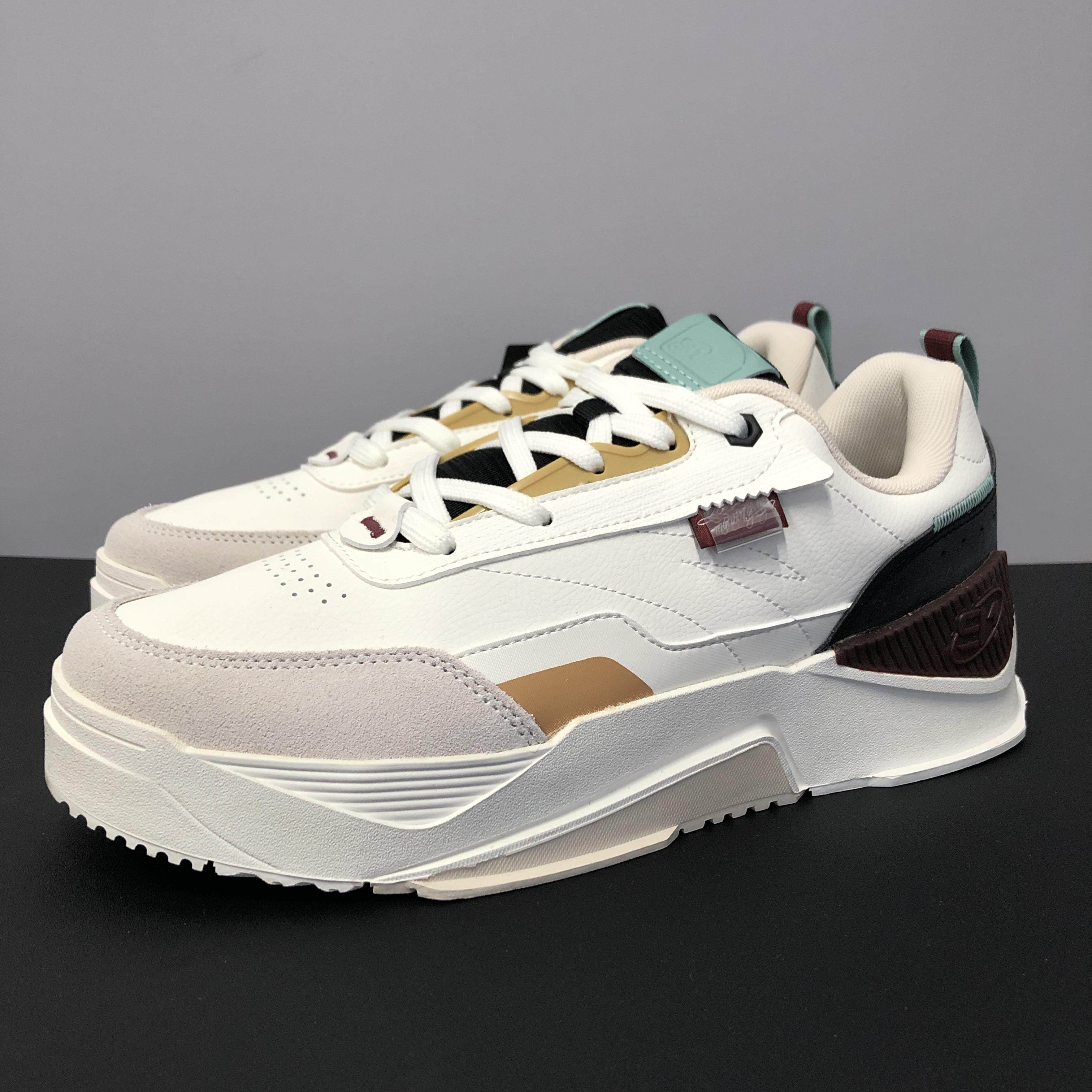 安踏男板鞋2025春款皮面老爹鞋增高防滑耐磨运动鞋男鞋912238081,运动鞋new,板鞋,淘宝优惠券,粉丝福利购,淘宝优惠卷