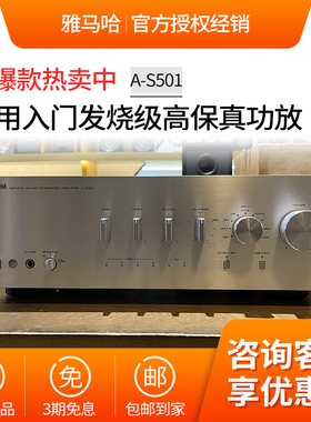 雅马哈 A-S501 S801功放机2.1声道数字高保真HIFI专业大功率家用