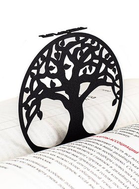 乌克兰Dmitriy高档精致生命之树文艺金属励志简约夹礼物