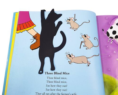 乌克兰Dmitriy爱读书的猫书签