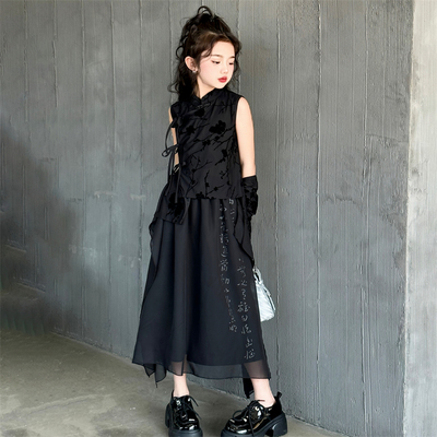 女童新中式汉服唐装中国风春夏