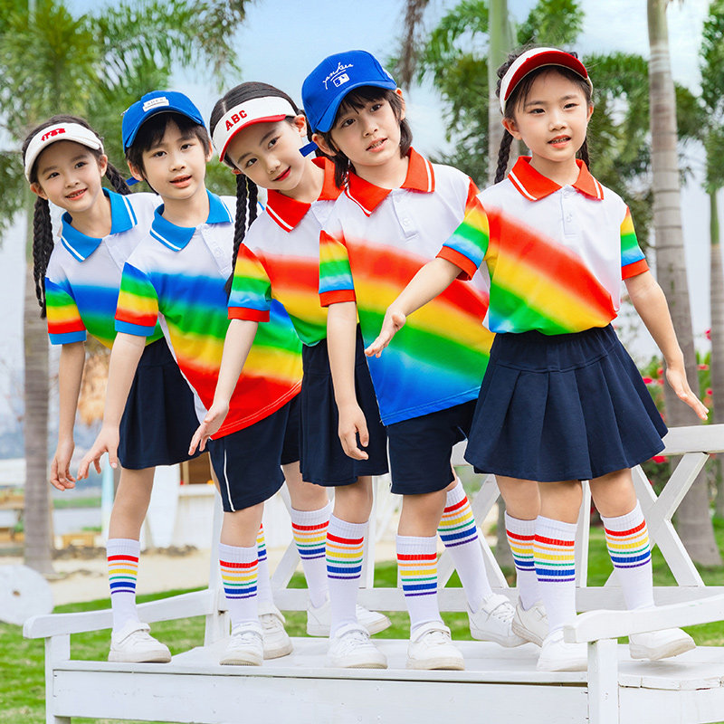 小学生校服班服幼儿园园服运动开幕式儿童节表演服装套装夏装新款