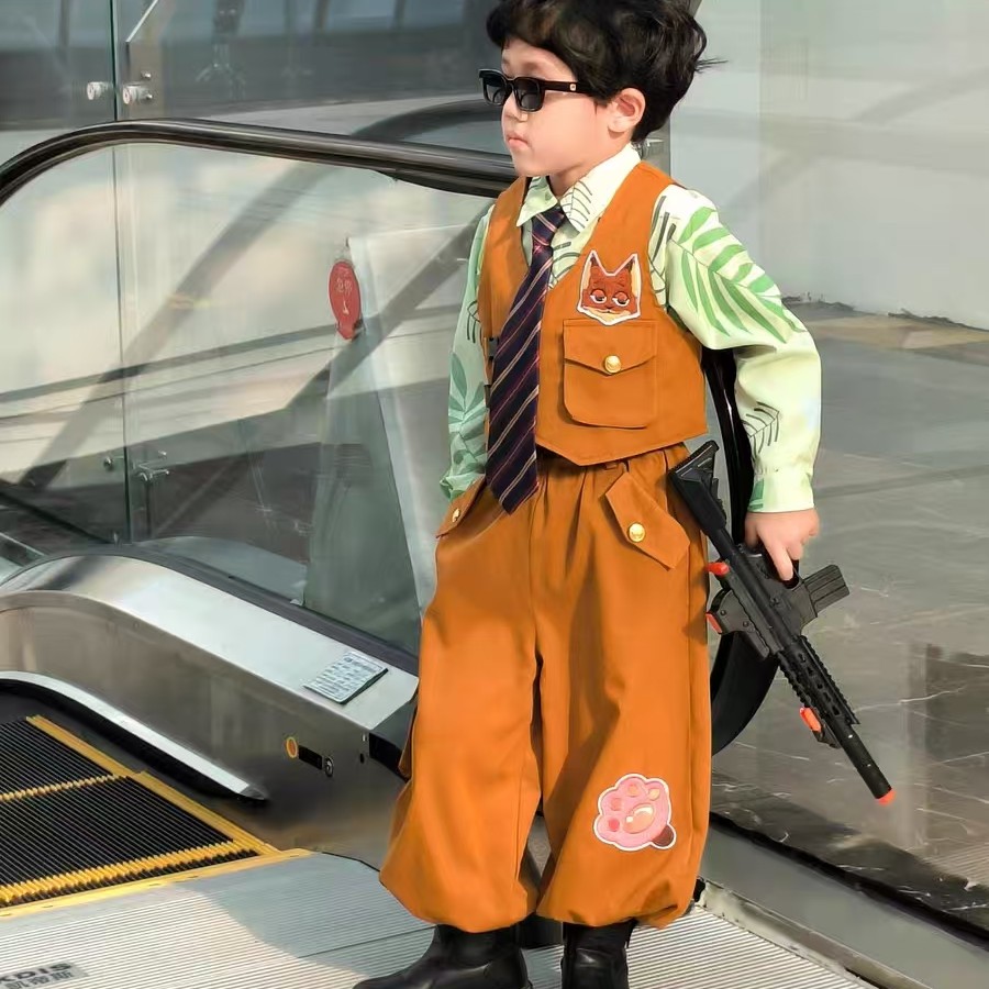 男女童套装疯狂动物城尼克狐狸演出服秋季兔子警官儿童cos服装,童装/婴儿装/亲子装,儿童演出服,淘宝优惠券,粉丝福利购,淘宝优惠卷