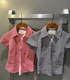 Hollister小海鸥国内代购女款格子衬衫不支持退换