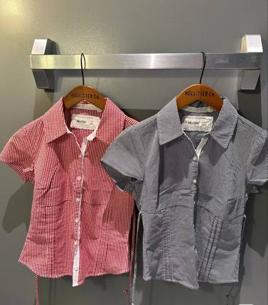 Hollister小海鸥国内代购女款格子衬衫不支持退换