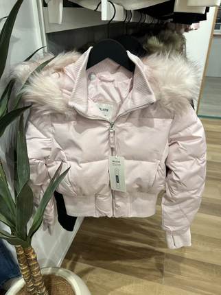 Hollister小海鸥国内代购爆款毛领短款棉服不支持退换货